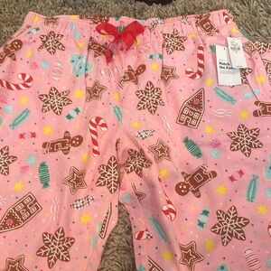 NWT Old Navy Candied Ginger PJ bottoms size medium.